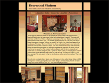 Tablet Screenshot of deerwoodstation.net